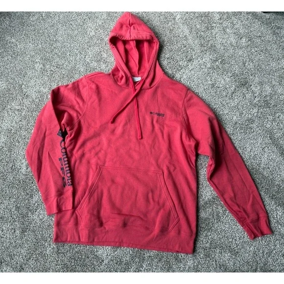 Columbia PFG Women's Sweatshirt Hoodie Pink Coral sz M - Picture 2 of 5
